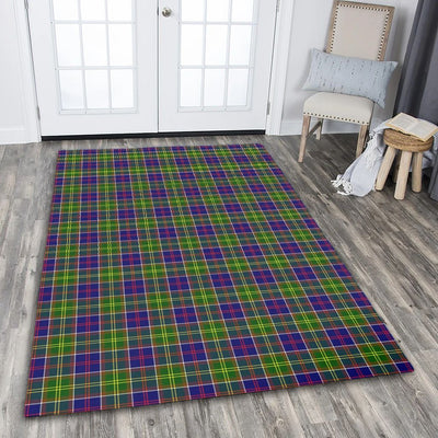 Clan Ayrshire District Tartan Rug – Scottish Highland Carpet for Living Room, Celtic Home Decor & Scotland Gift