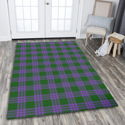 Clan Elphinstone Tartan Rug – Scottish Highland Carpet for Living Room, Celtic Home Decor & Scotland Gift