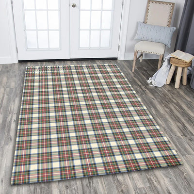 Clan Stewart Dress Ancient Tartan Rug – Scottish Highland Carpet for Living Room, Celtic Home Decor & Scotland Gift