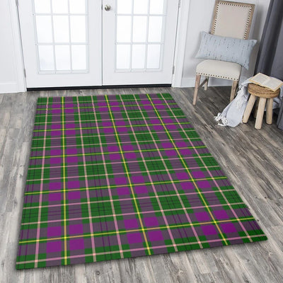 Clan Taylor Weathered Tartan Rug – Scottish Highland Carpet for Living Room, Celtic Home Decor & Scotland Gift