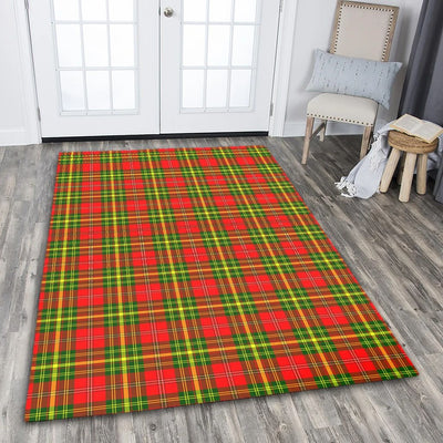 Clan Leask Tartan Rug – Scottish Highland Carpet for Living Room, Celtic Home Decor & Scotland Gift