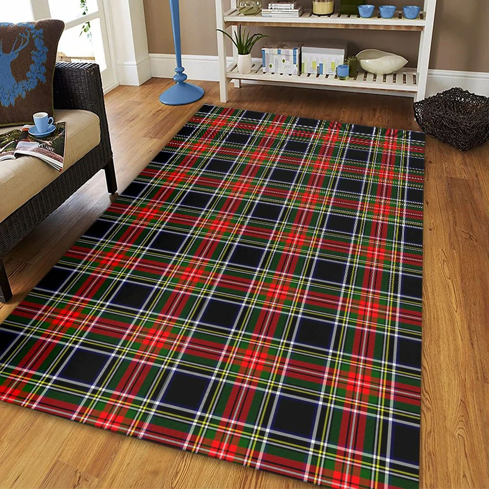 Stewart Black Tartan Classic Area Rug