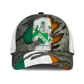 Clan Wickham Coat Of Arms - Irish Family Crest Classic Cap PN21 Wickham Coat Of Arms Irish Cap