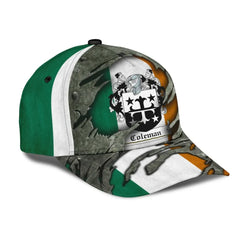 Clan Coleman Coat Of Arms - Irish Family Crest Classic Cap BC32 Coleman Coat Of Arms Irish Cap