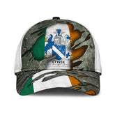 Clan Onee Coat Of Arms - Irish Family Crest Classic Cap EA38 Onee Coat Of Arms Irish Cap