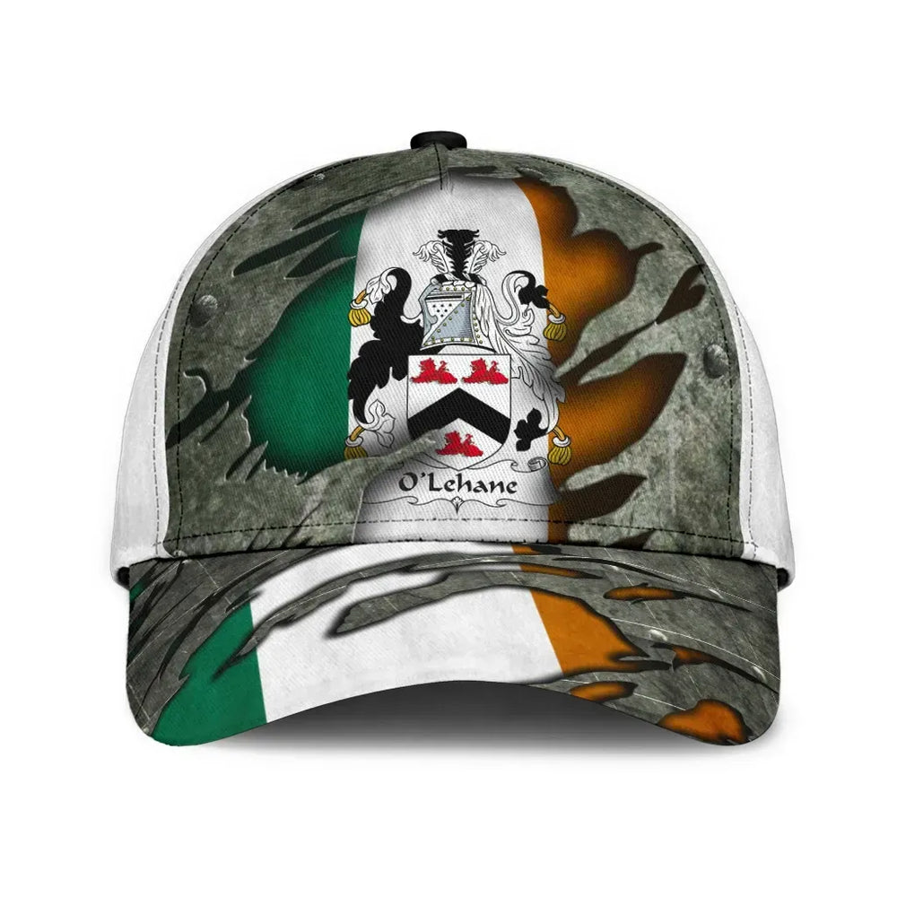 Clan Olehane Coat Of Arms - Irish Family Crest Classic Cap GP23 Olehane Coat Of Arms Irish Cap