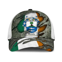 Clan Woulfe Coat Of Arms - Irish Family Crest Classic Cap PX22 Woulfe Coat Of Arms Irish Cap