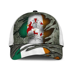 Clan McCarthy Coat of Arms - Irish Family Crest Classic Cap VQ92 Classic Cap - Ahearne Coat of Arms Classic Cap 3D Irish Cap