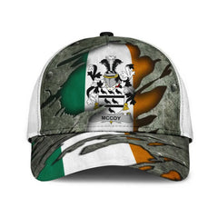 Clan Mccoy Coat Of Arms - Irish Family Crest Classic Cap YA13 Mccoy Coat Of Arms Irish Cap