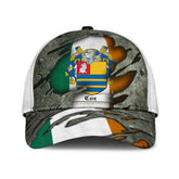 Clan Cox Coat Of Arms - Irish Family Crest Classic Cap ZU42 Cox Coat Of Arms Irish Cap
