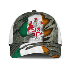 Clan Heydon Coat Of Arms - Irish Family Crest Classic Cap ML25 Heydon Coat Of Arms Irish Cap