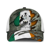 Clan Macgartland Coat Of Arms - Irish Family Crest Classic Cap FW56 Macgartland Coat Of Arms Irish Cap