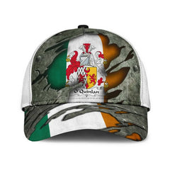 Clan Oquinlan Coat Of Arms - Irish Family Crest Classic Cap KL64 Oquinlan Coat Of Arms Irish Cap