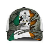 Clan Mackee Coat Of Arms - Irish Family Crest Classic Cap YR37 Mackee Coat Of Arms Irish Cap