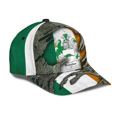Clan Rossiter Coat Of Arms - Irish Family Crest Classic Cap WT49 Rossiter Coat Of Arms Irish Cap