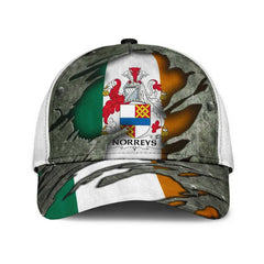 Clan Norreys Coat Of Arms - Irish Family Crest Classic Cap JC94 Norreys Coat Of Arms Irish Cap