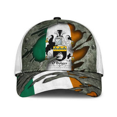 Clan Obolger Coat Of Arms - Irish Family Crest Classic Cap EQ49 Obolger Coat Of Arms Irish Cap