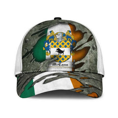 Clan Mccann Coat Of Arms - Irish Family Crest Classic Cap EW49 Mccann Coat Of Arms Irish Cap