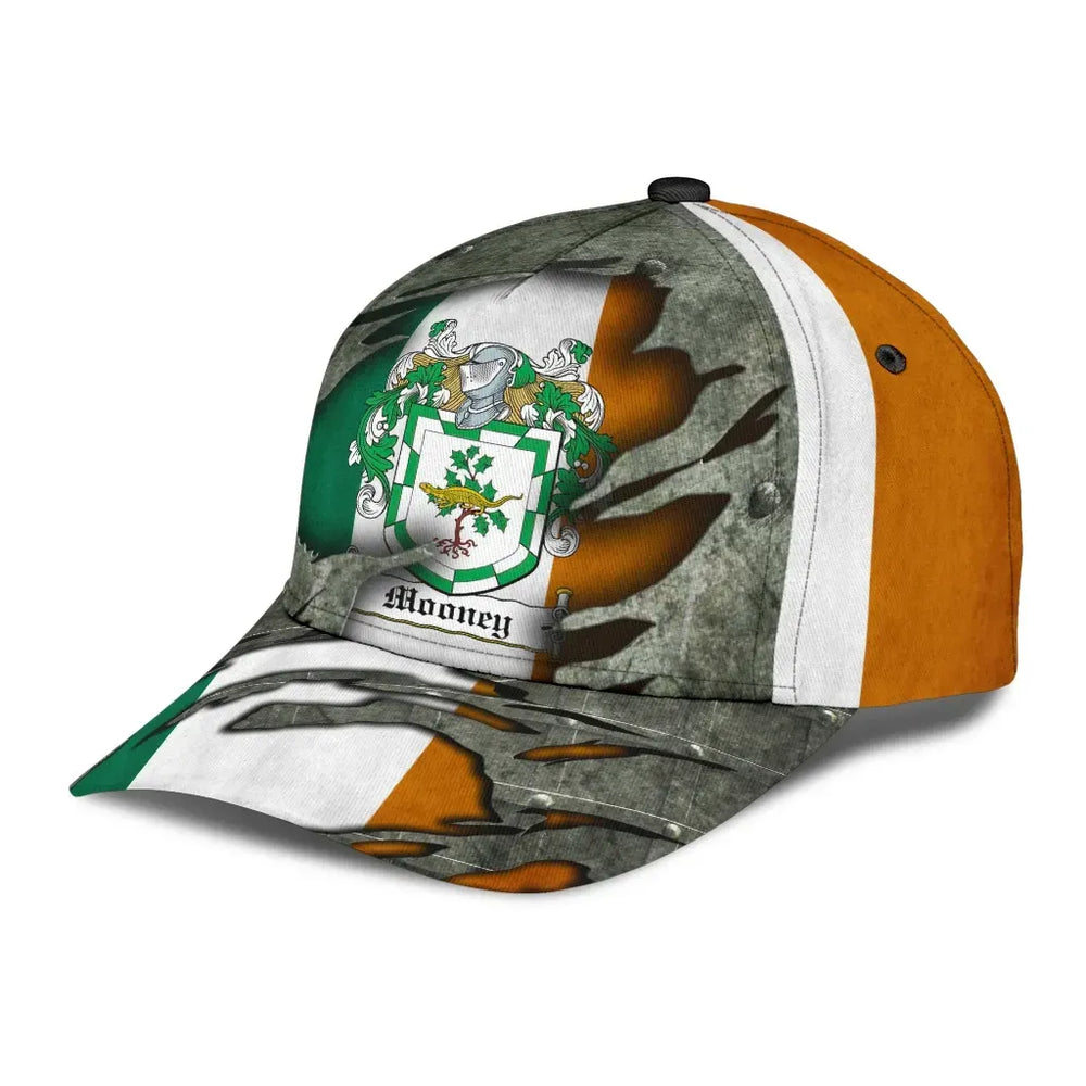 Clan Mooney Coat Of Arms - Irish Family Crest Classic Cap YS64 Mooney Coat Of Arms Irish Cap