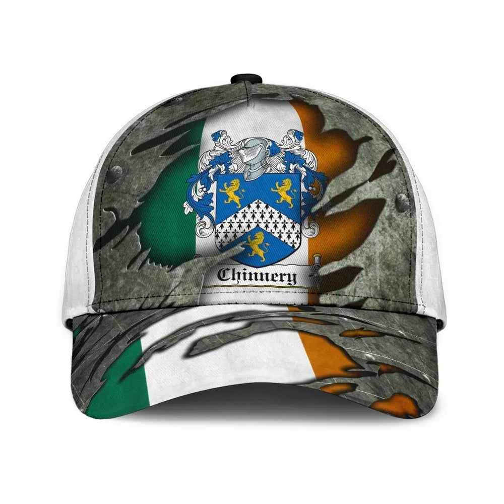 Clan Chinnery Coat Of Arms - Irish Family Crest Classic Cap HB71 Chinnery Coat Of Arms Irish Cap