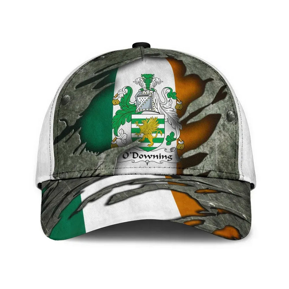 Clan Odowning Coat Of Arms - Irish Family Crest Classic Cap SM93 Odowning Coat Of Arms Irish Cap