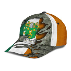 Clan Macranell Coat Of Arms - Irish Family Crest Classic Cap KQ51 Macranell Coat Of Arms Irish Cap