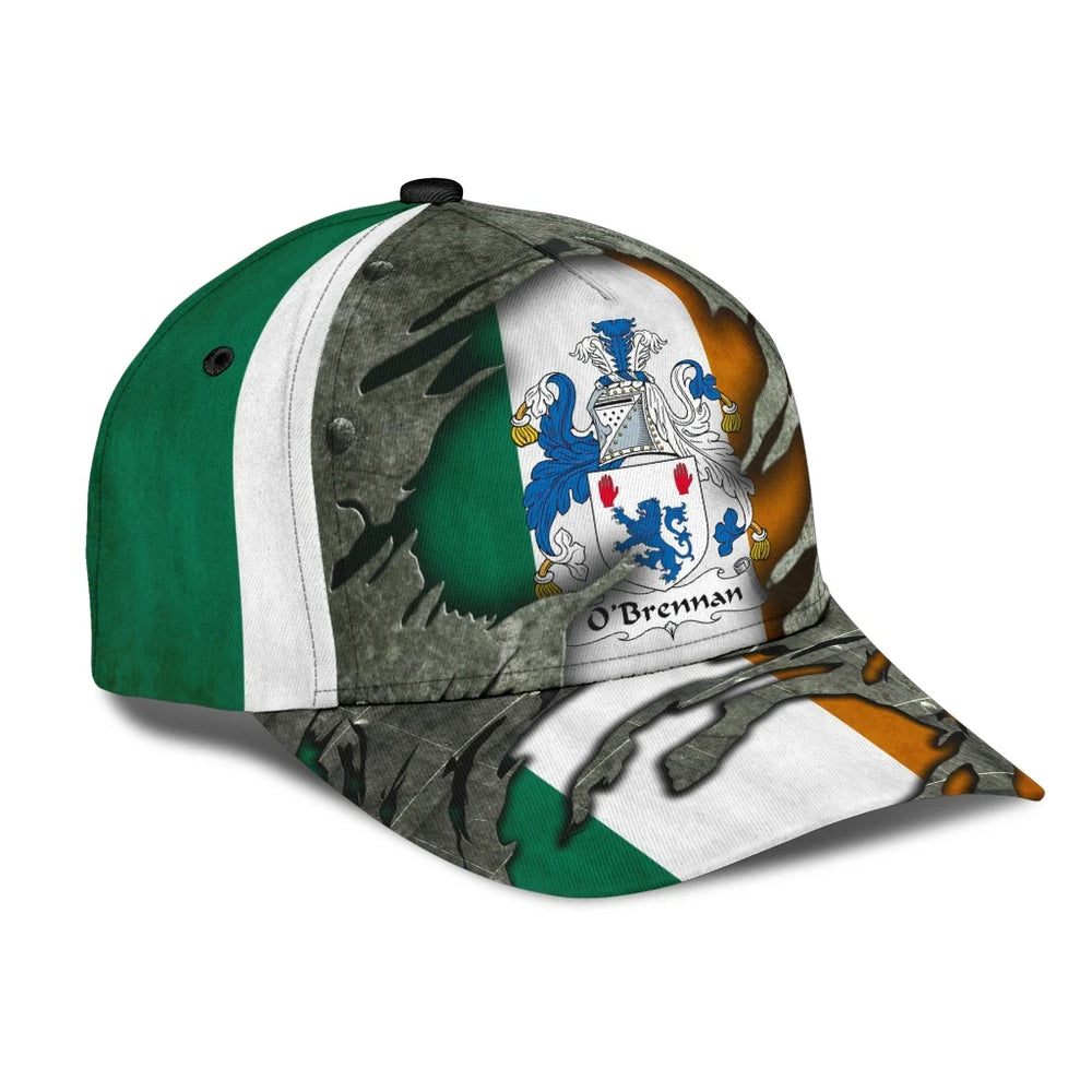 Clan Obrennan Coat Of Arms - Irish Family Crest Classic Cap GB10 Obrennan Coat Of Arms Irish Cap