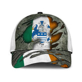Clan Pitt Coat Of Arms - Irish Family Crest Classic Cap QF23 Pitt Coat Of Arms Irish Cap