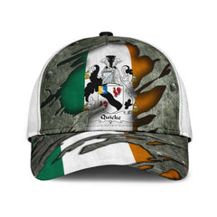 Clan Quicke Coat Of Arms - Irish Family Crest Classic Cap VK27 Quicke Coat Of Arms Irish Cap