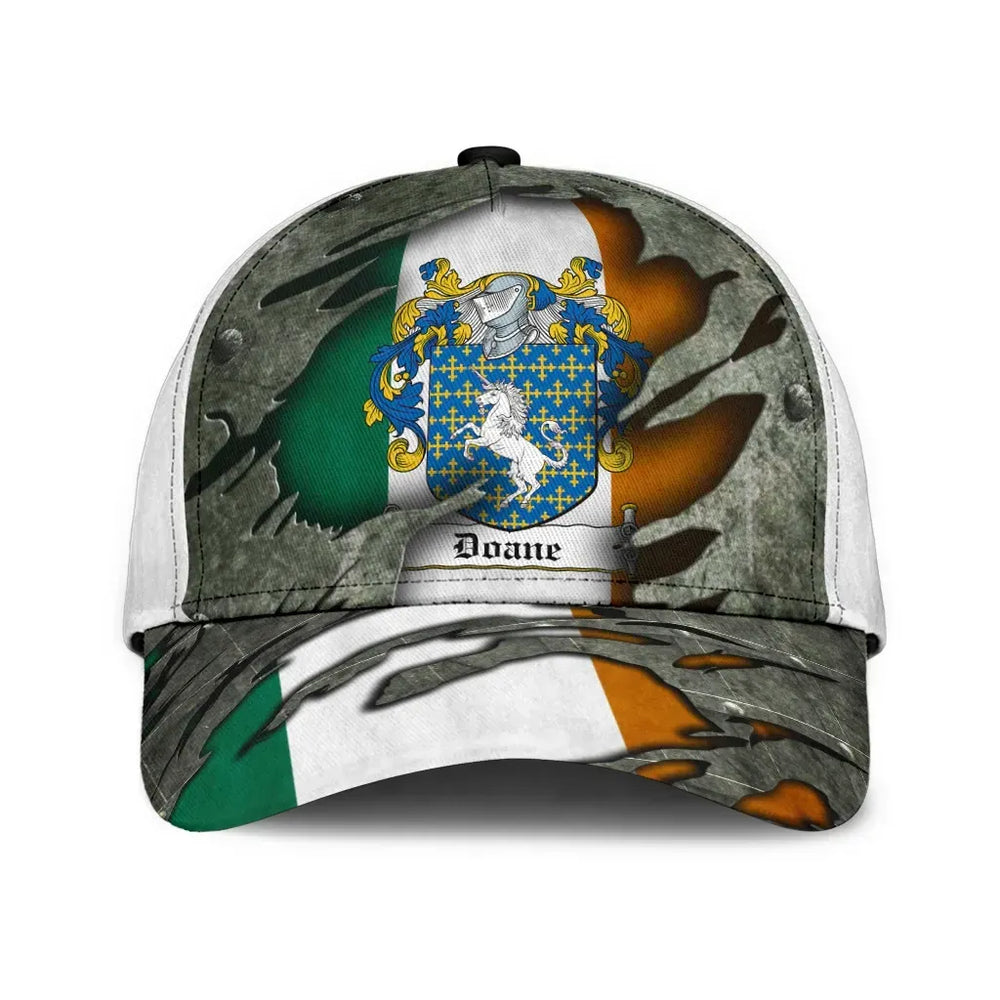 Clan Doane Coat Of Arms - Irish Family Crest Classic Cap PM99 Doane Coat Of Arms Irish Cap