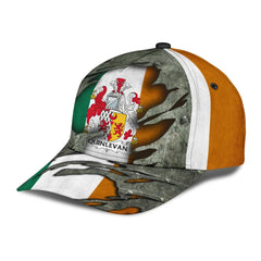 Clan Quinlevan Coat Of Arms - Irish Family Crest Classic Cap QS70 Quinlevan Coat Of Arms Irish Cap