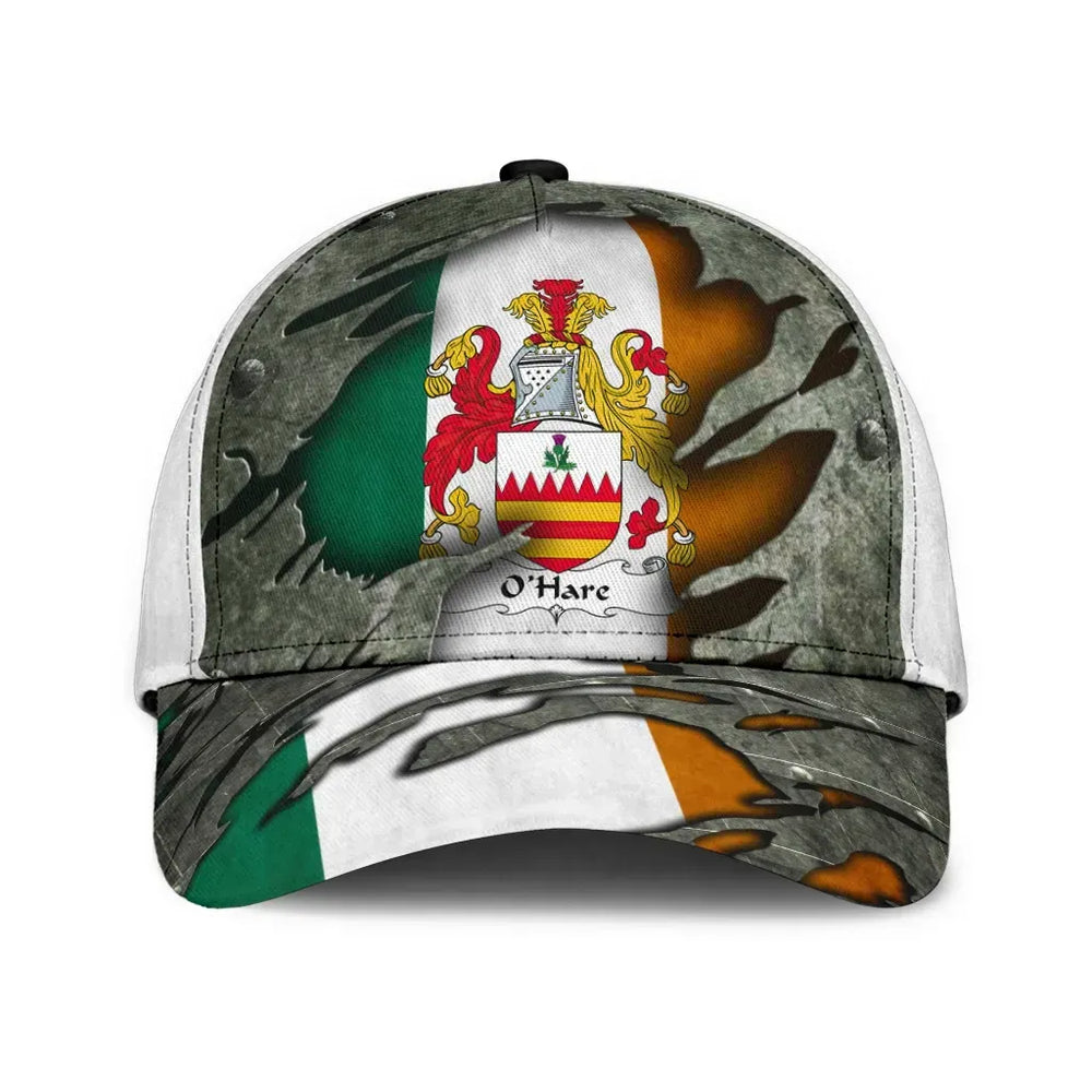 Clan Ohare Coat Of Arms - Irish Family Crest Classic Cap IP61 Ohare Coat Of Arms Irish Cap