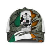 Clan Newsam Coat Of Arms - Irish Family Crest Classic Cap YB68 Newsam Coat Of Arms Irish Cap