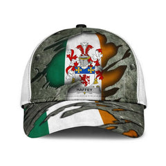 Clan Haffey Coat Of Arms - Irish Family Crest Classic Cap CF49 Haffey Coat Of Arms Irish Cap