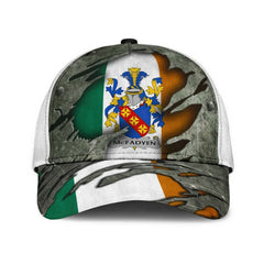 Clan Mcfadyen Coat Of Arms - Irish Family Crest Classic Cap MN14 Mcfadyen Coat Of Arms Irish Cap