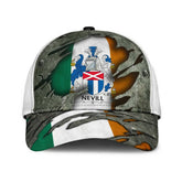 Clan Nevill Coat Of Arms - Irish Family Crest Classic Cap JZ65 Nevill Coat Of Arms Irish Cap