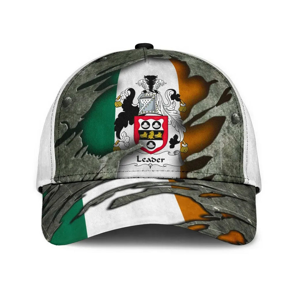 Clan Leader Coat Of Arms - Irish Family Crest Classic Cap OL66 Leader Coat Of Arms Irish Cap