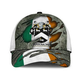 Clan Harmon Coat Of Arms - Irish Family Crest Classic Cap UD91 Harmon Coat Of Arms Irish Cap