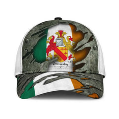 Clan Ormesby Coat Of Arms - Irish Family Crest Classic Cap EU53 Ormesby Coat Of Arms Irish Cap