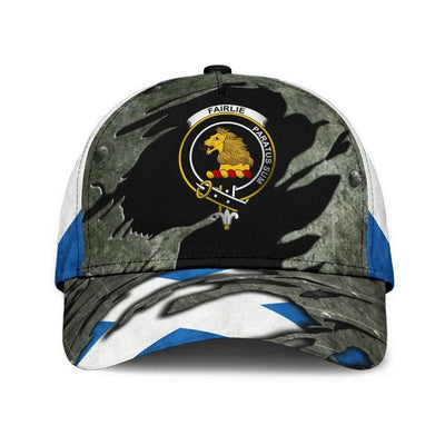 Clan Fairlie Tartan Crest Classic Cap