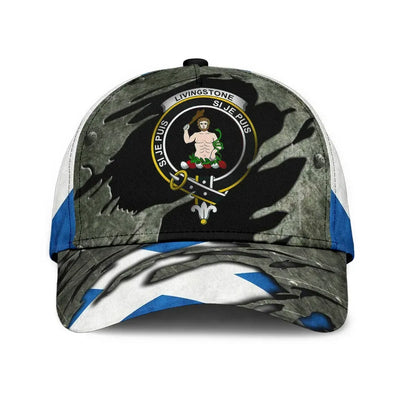 Clan Livingstone Modern Crest Tartan Classic Cap