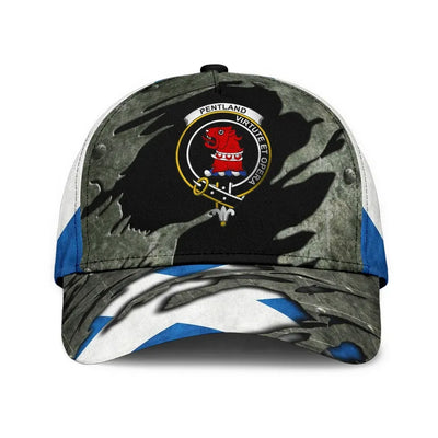Clan Pentland Tartan Crest Classic Cap