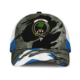 Clan Mowat (of Inglistoun) Tartan Crest Classic Cap EI46 Mowat (of Inglistoun) Tartan Tartan Cap