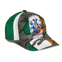 Clan Trent Coat Of Arms - Irish Family Crest Classic Cap MJ24 Trent Coat Of Arms Irish Cap