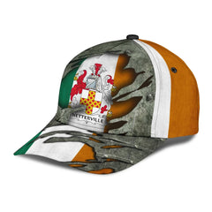 Clan Netterville Coat Of Arms - Irish Family Crest Classic Cap HR74 Netterville Coat Of Arms Irish Cap