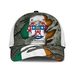 Clan Odonnelly Coat Of Arms - Irish Family Crest Classic Cap KW23 Odonnelly Coat Of Arms Irish Cap