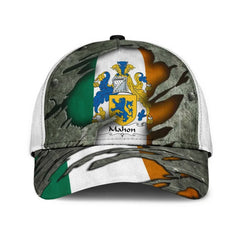 Clan Mahon Coat Of Arms - Irish Family Crest Classic Cap ZV81 Mahon Coat Of Arms Irish Cap