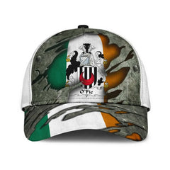 Clan Ofie Coat Of Arms - Irish Family Crest Classic Cap MS36 Ofie Coat Of Arms Irish Cap