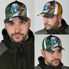 Clan Macdowell Coat Of Arms - Irish Family Crest Classic Cap ET36 Macdowell Coat Of Arms Irish Cap