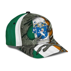 Clan Macdowell Coat Of Arms - Irish Family Crest Classic Cap ET36 Macdowell Coat Of Arms Irish Cap